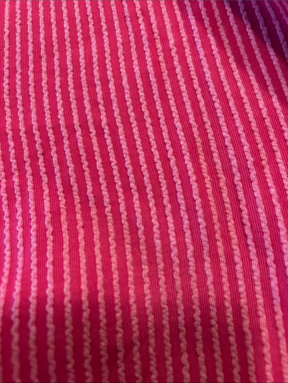 Women’s NWT Ribbed Hot Pink Tie-Shoulder Romper - Picture 7 of 7